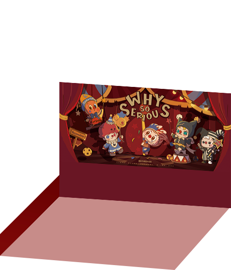 WHY SO SERIOUS Series-Vinyl Plush Pendant Blind Box 【Single box】