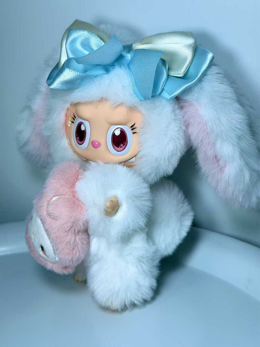 Purple Heart with White Bow